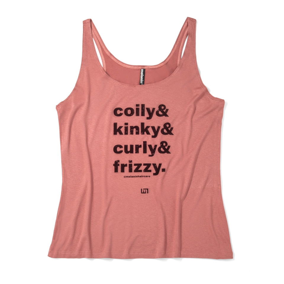 All The Textures Tank Top in Dusty Rose - M