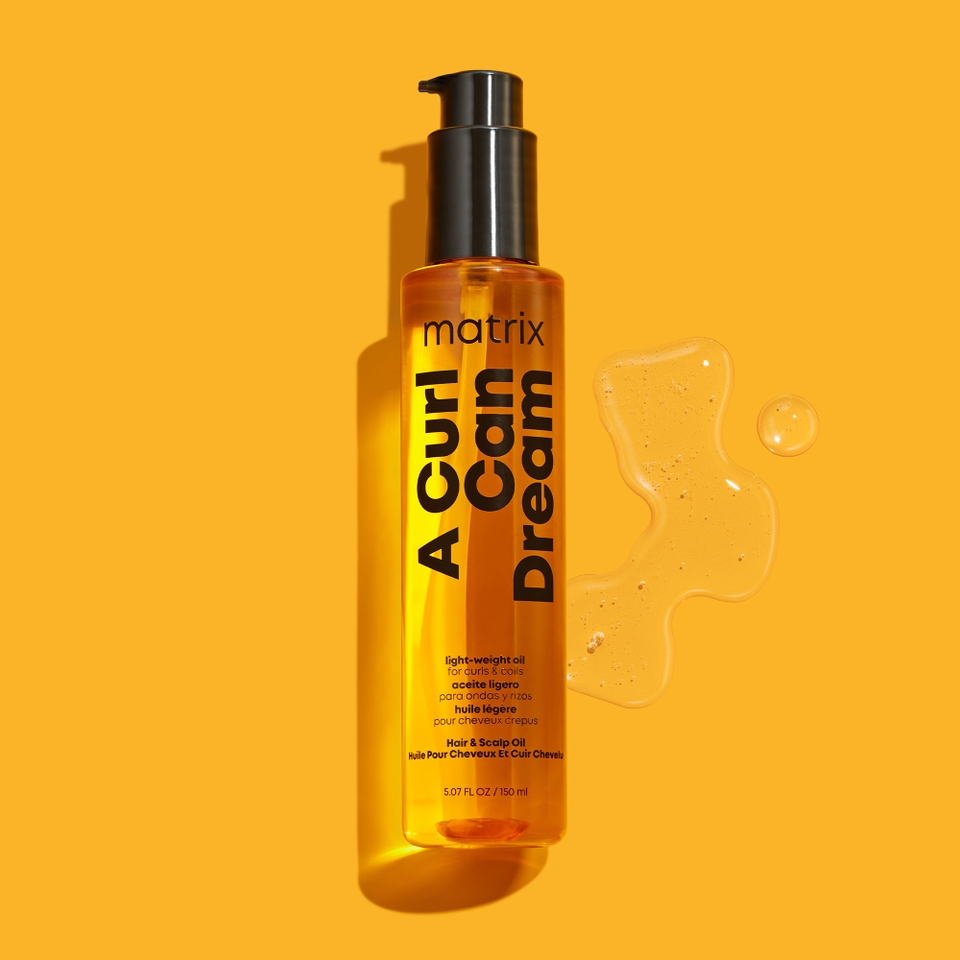 Matrix Total Results A Curl Can Dream Lightweight Oil with Sunflower Oil for Curly and Coily Hair 150ml