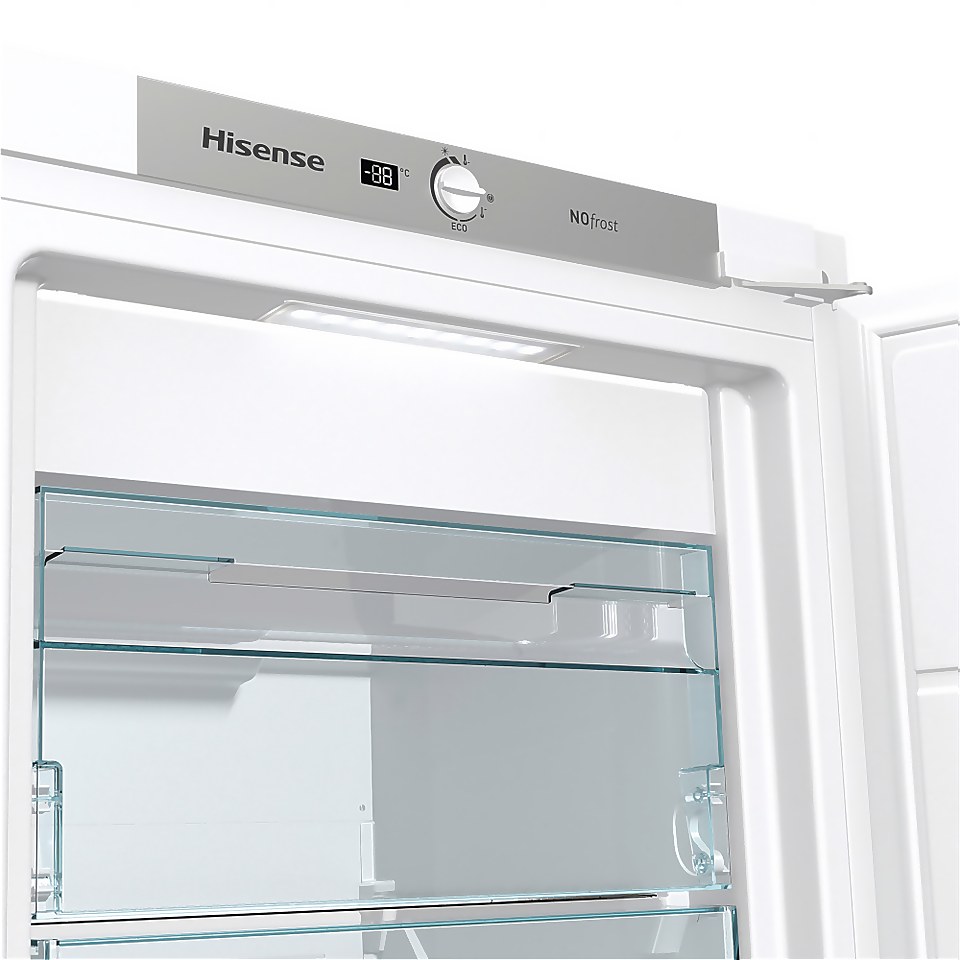 Hisense FIV276N4AWEUK Integrated Frost Free Upright Freezer