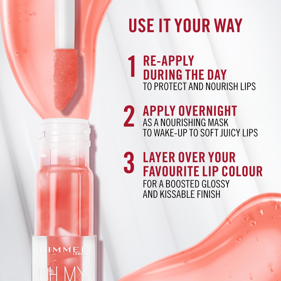Rimmel Oh My Gloss! Lip Oil - 004 - Vivid Red