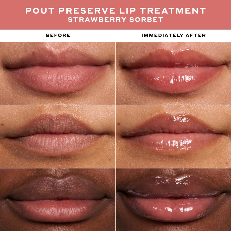 OLE HENRIKSEN Strawberry Sorbet Pout Presrve Peptide Lip Treatment 12ml