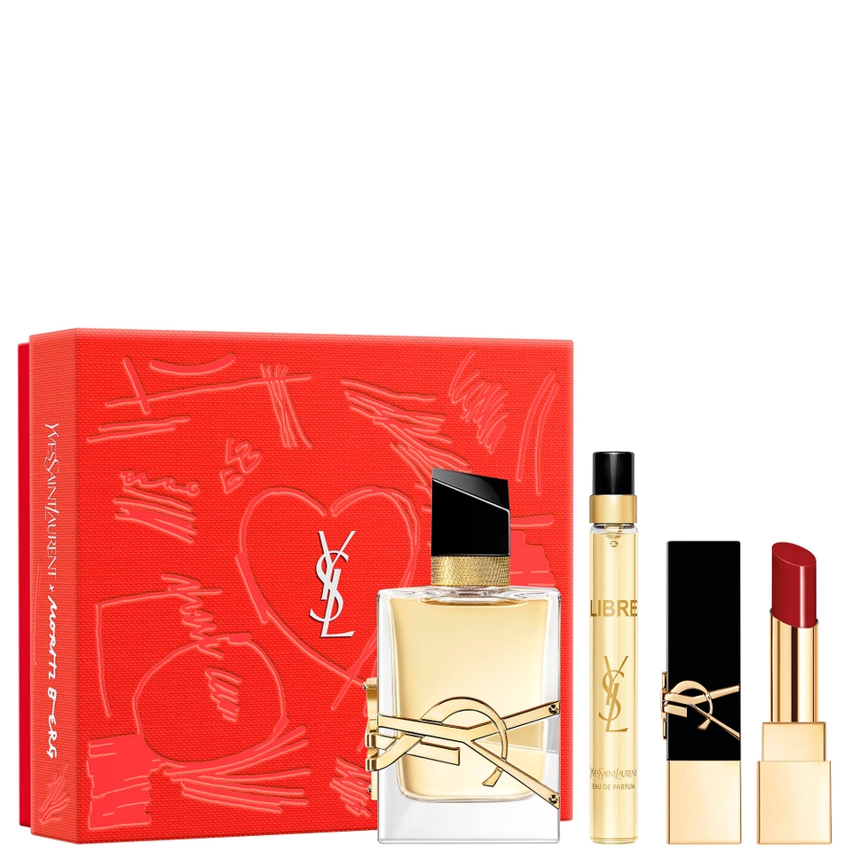 Yves Saint Laurent Exclusive Libre 50ml, 10ml and Rouge Pur Couture Bold 1971 Set