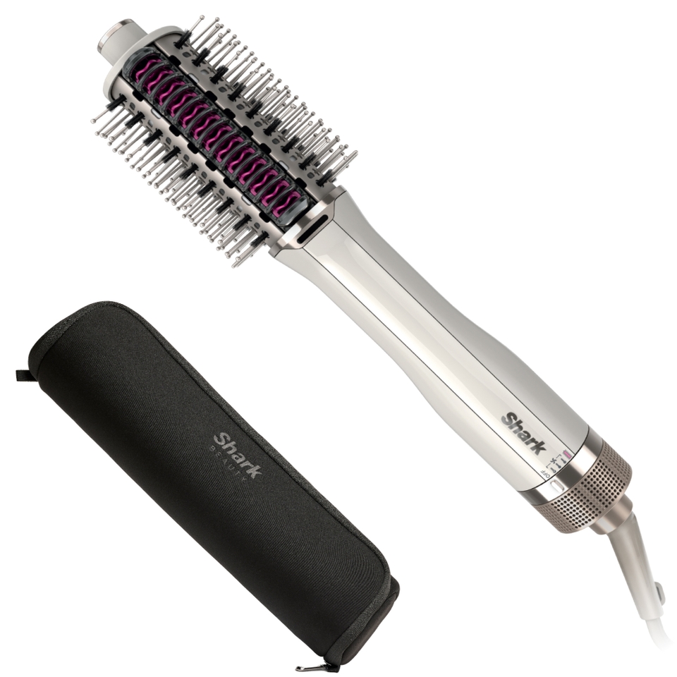 Shark Beauty SmoothStyle Hot Brush and Smoothing Comb with Storage Bag