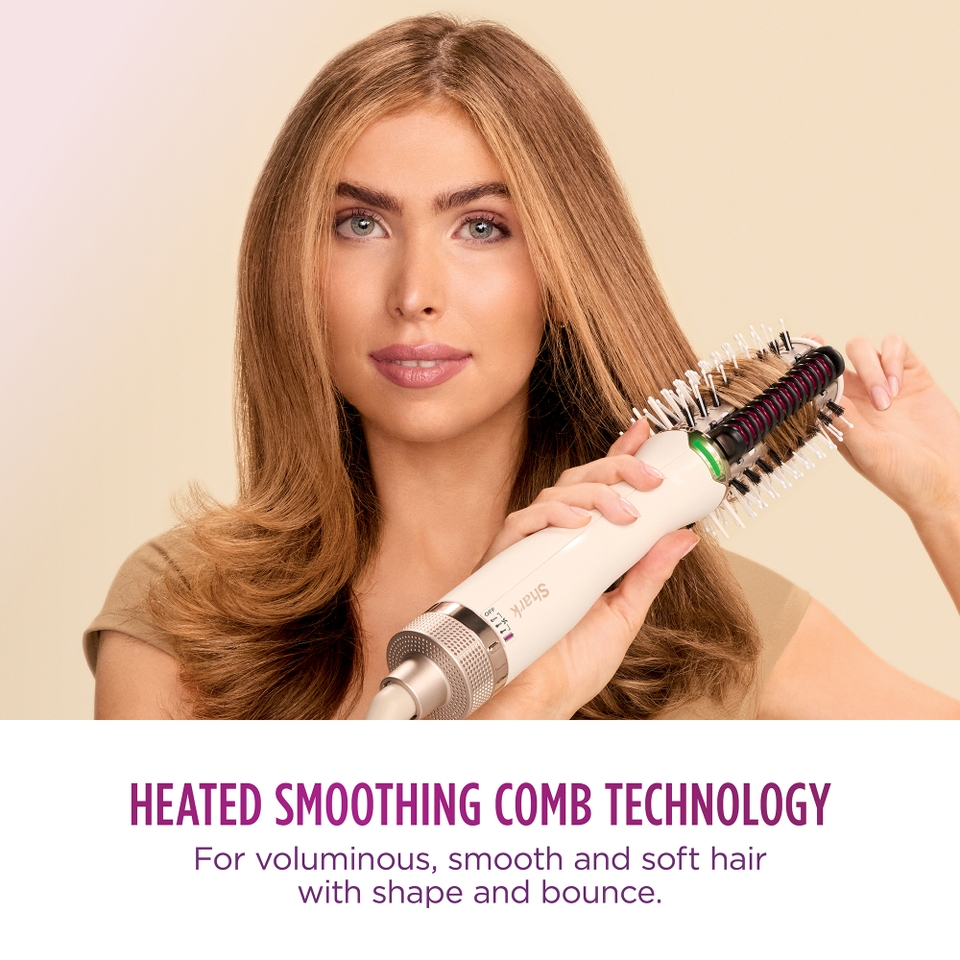 Shark Beauty SmoothStyle Hot Brush and Smoothing Comb