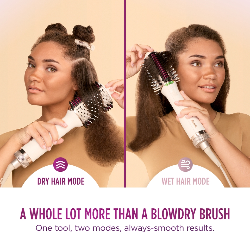 Shark Beauty SmoothStyle Hot Brush and Smoothing Comb