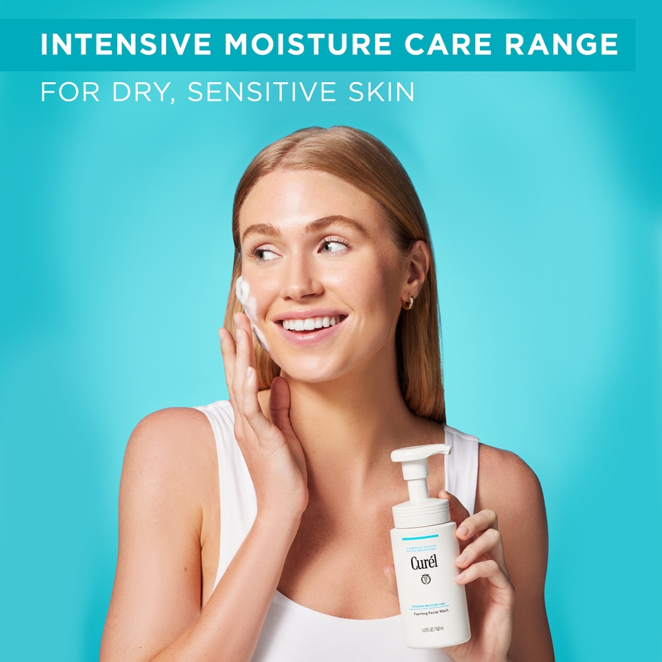 Curél Foaming Facial Wash for Dry, Sensitive Skin 150ml