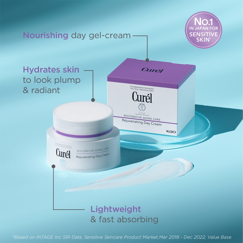 Curél Rejuvenating Day Cream for Dry, Sensitive Skin 40g