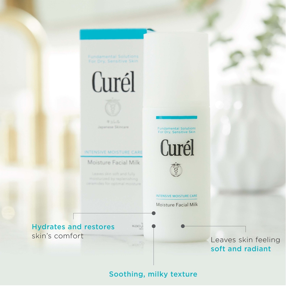Curél Moisture Facial Milk for Dry, Sensitive Skin 120ml