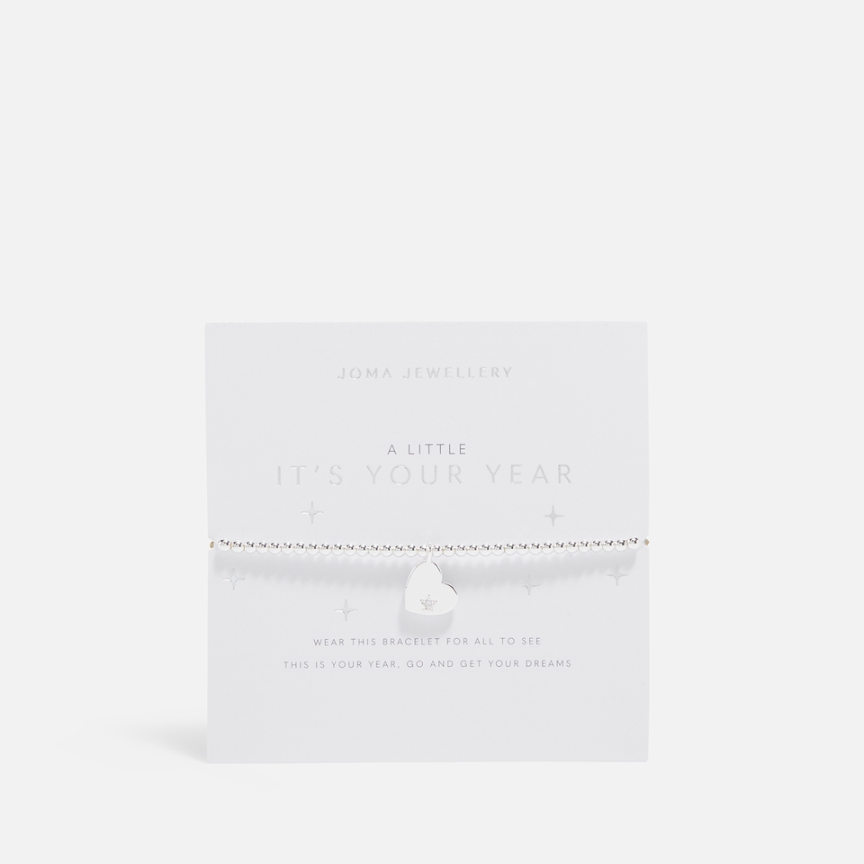 Joma Jewellery A Little It's Your Year Silver-Tone Bracelet
