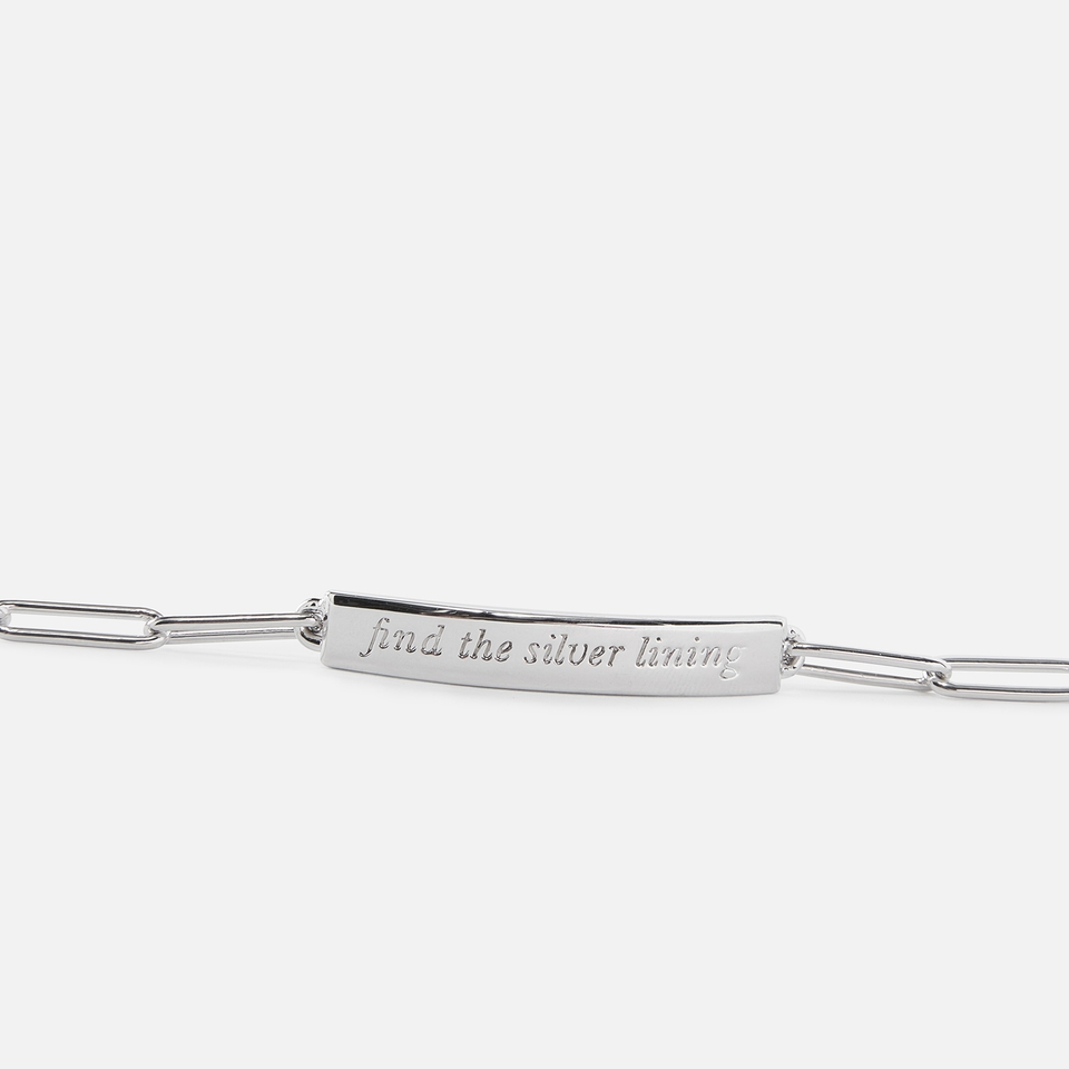 Kate Spade New York Silver Lining Silver-Tone Bracelet