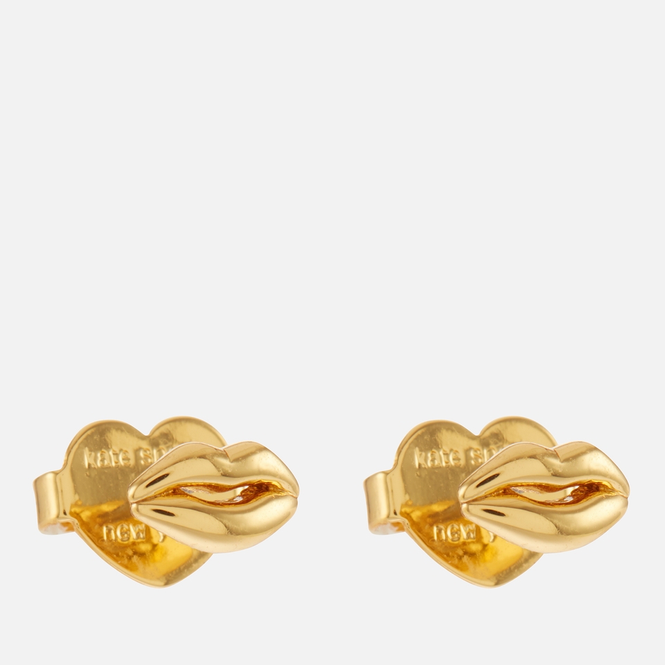 Kate Spade New York Mini Lip Gold-Tone Stud Earrings