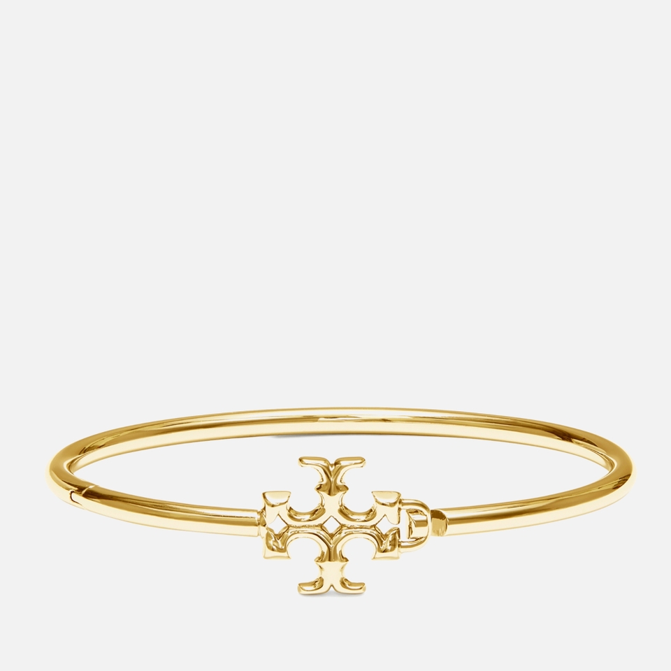 Tory Burch Eleanor Gold-Tone Hinged Cuff