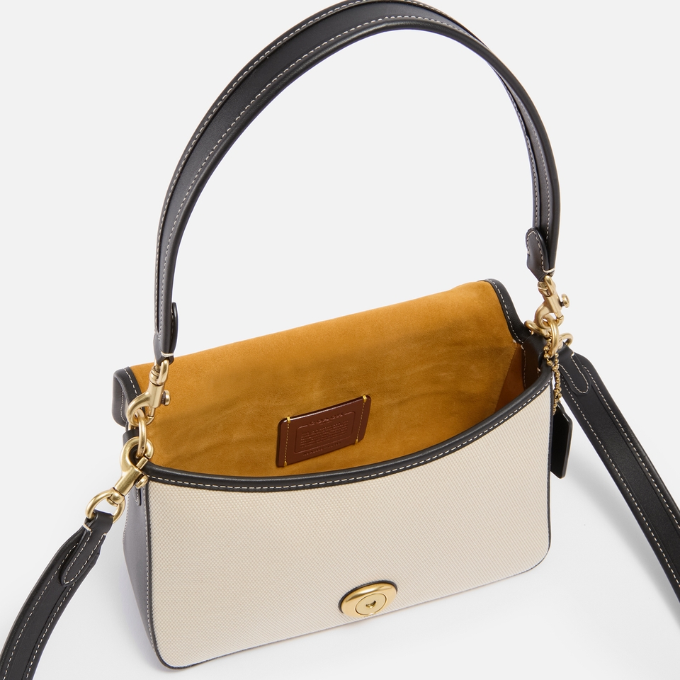 Coach Canvas and Leather Soft Tabby Shoulder Bag