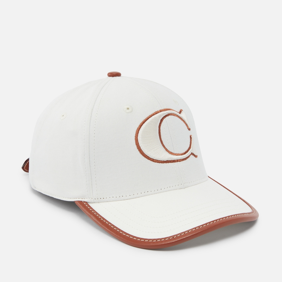 Coach C Cotton Canvas Baseball Hat