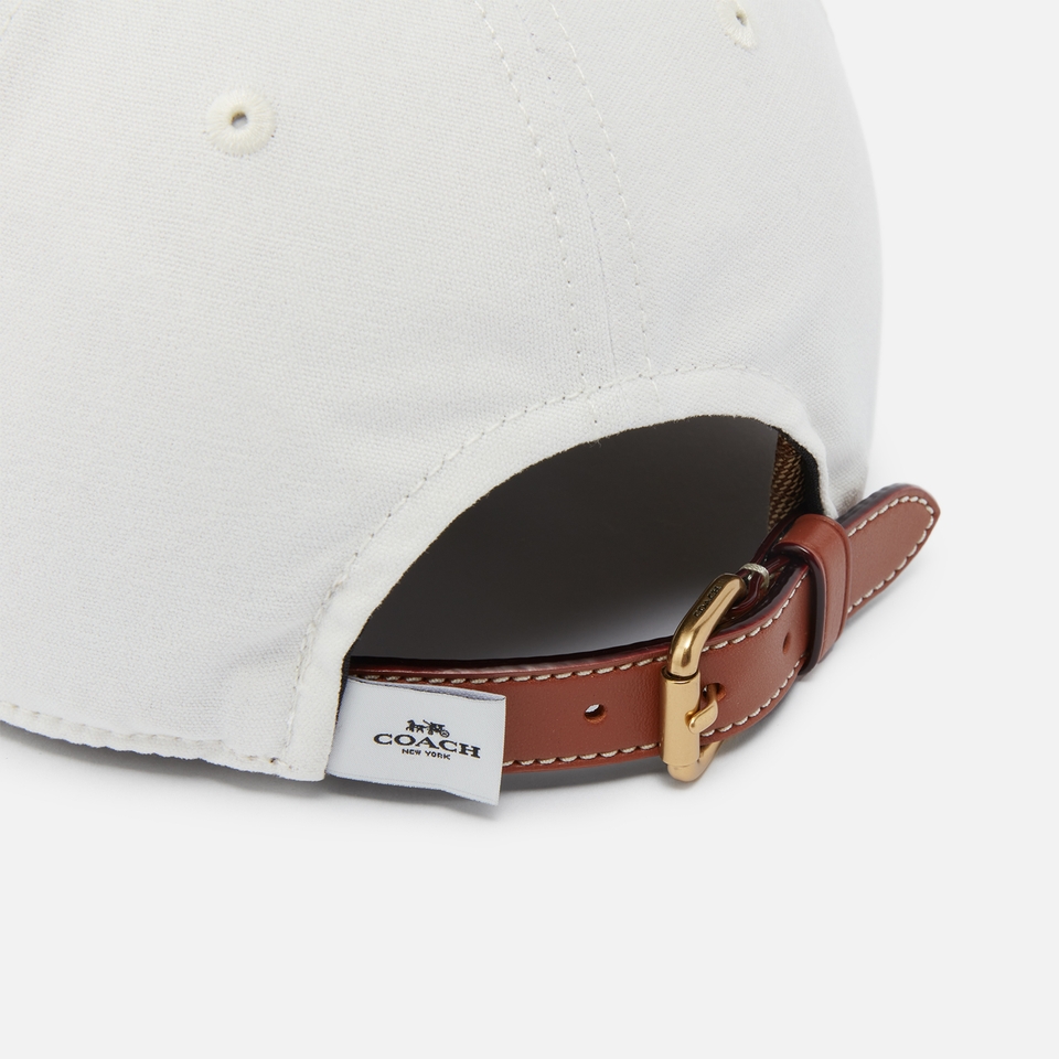 Coach C Cotton Canvas Baseball Hat