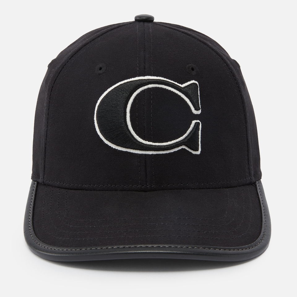 Coach C Cotton Canvas Baseball Hat
