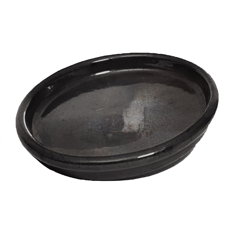 Glazed Chiswick Mirror Pot Saucer - 25cm