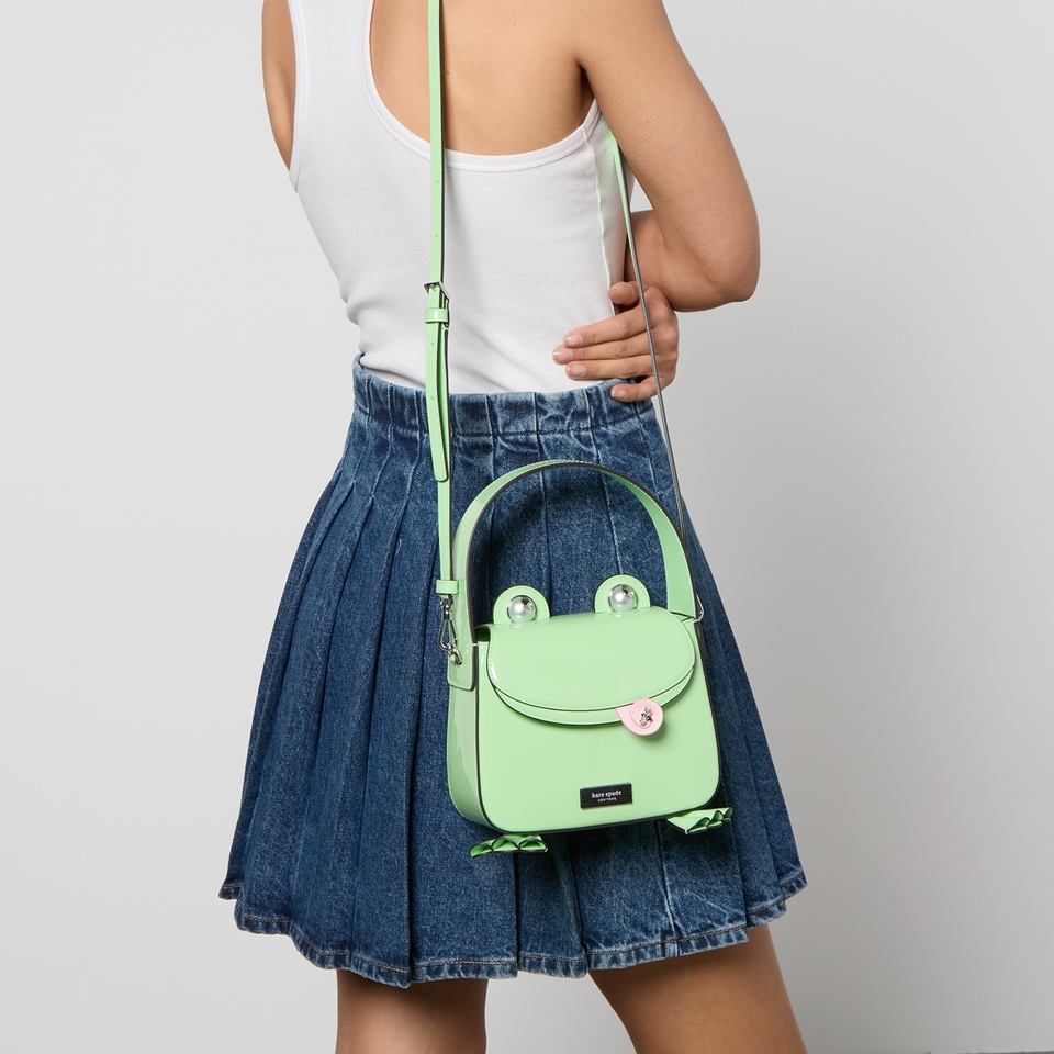 Kate Spade New York Lily 3D Frog PatentLeather Bag