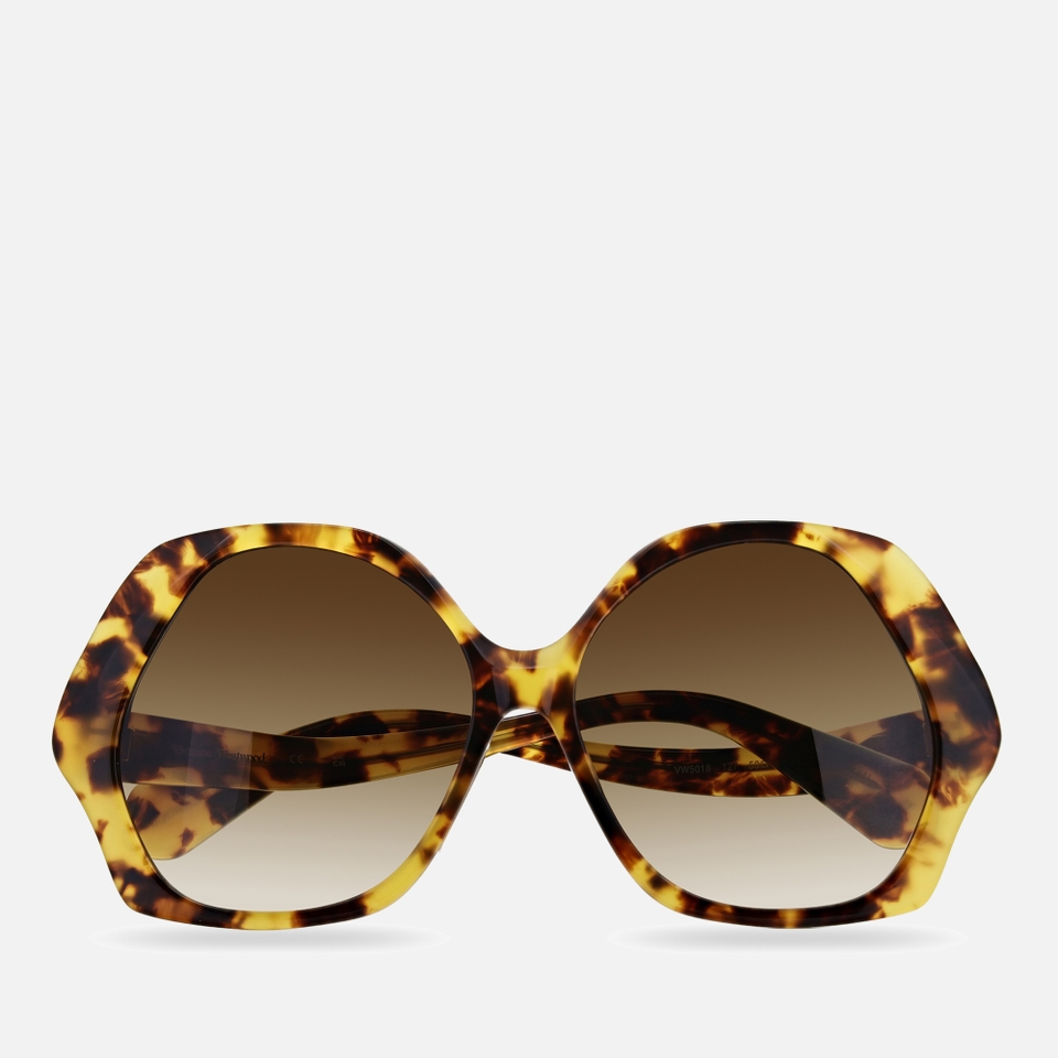 Vivienne Westwood Acetate Hexagonal-Frame Sunglasses