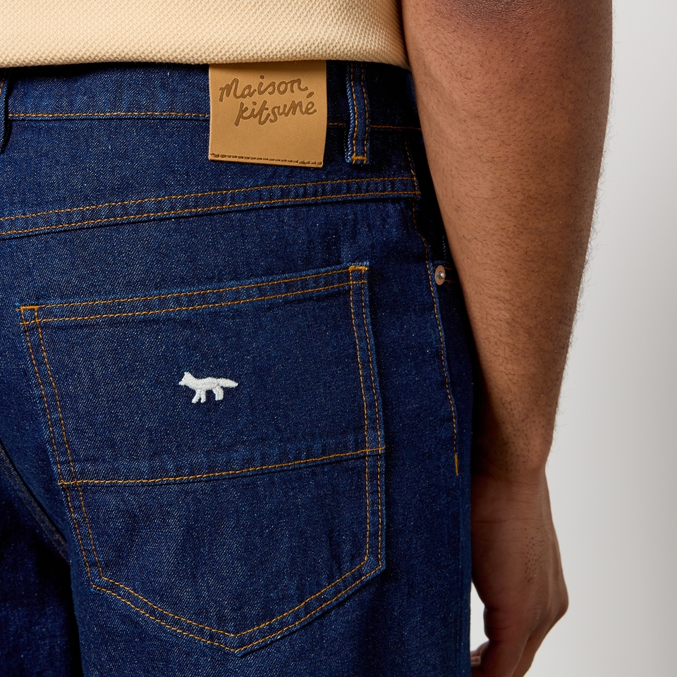 MYTHINKS COTTON WOOL DENIMTROUSER Indigo