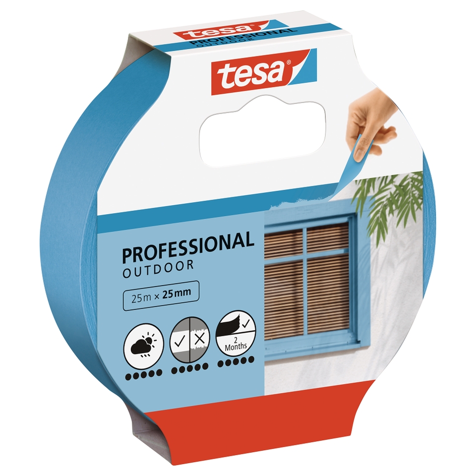 tesa Masking Tape Professional Outdoor - 25mm x 25m