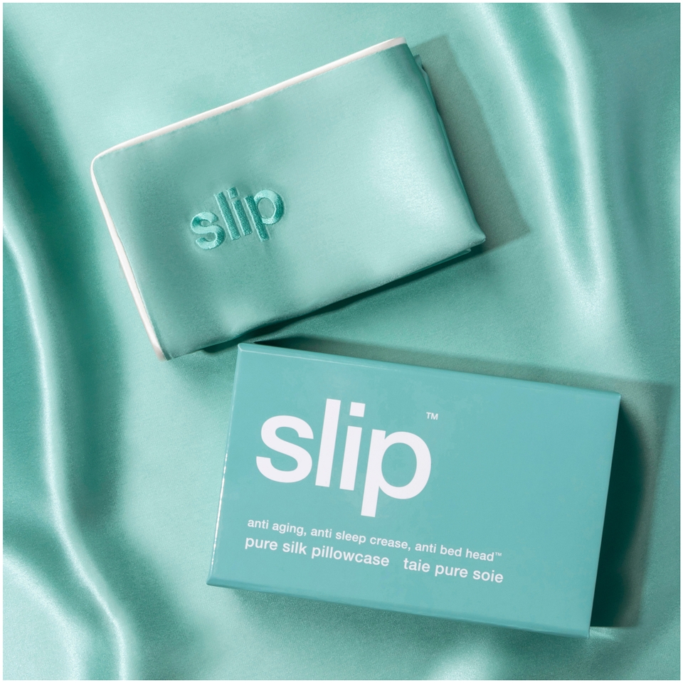 Slip Pure Silk Queen Pillowcase - Azure Blue
