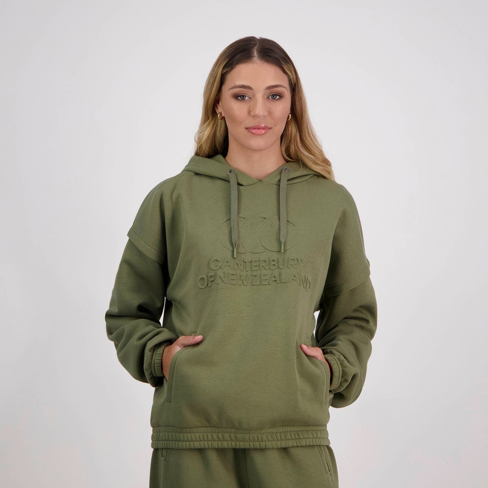WOMENS FORCE HOODIE GREEN