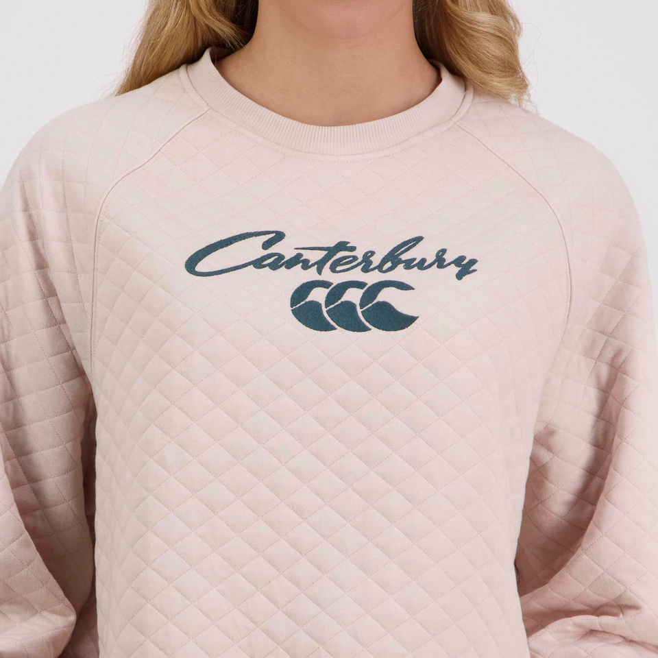WOMENS SCENE-SET CREW OATMEAL