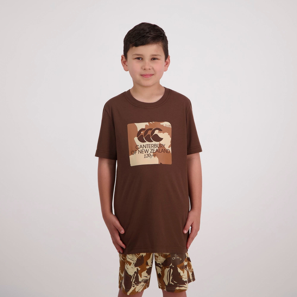 KIDS FORCE T-SHIRT BROWN