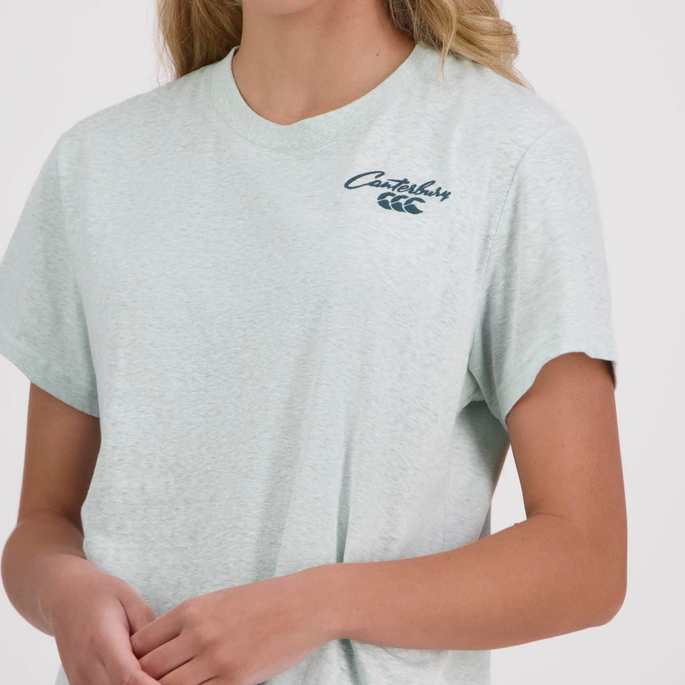 WOMENS SCENE-SET T-SHIRT GREEN