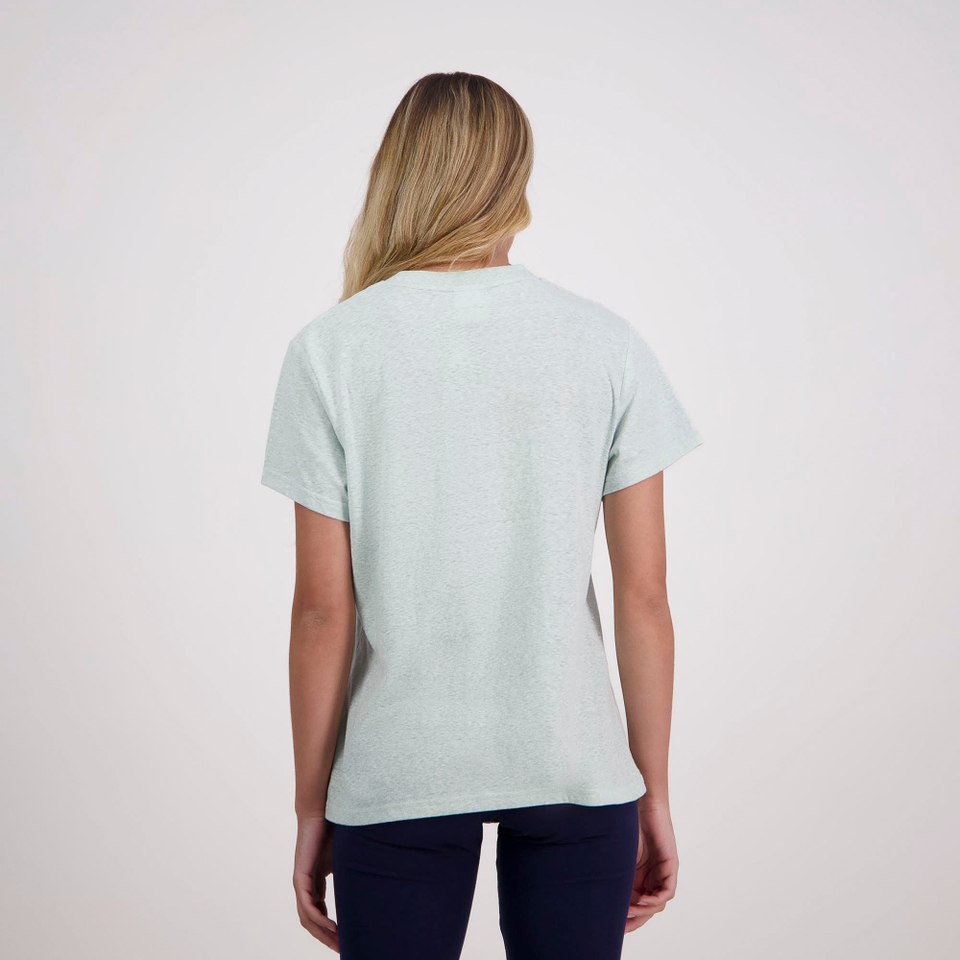 WOMENS SCENE-SET T-SHIRT GREEN