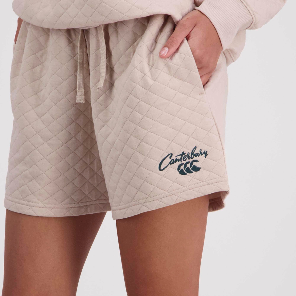 WOMENS SCENE-SET SHORT OATMEAL