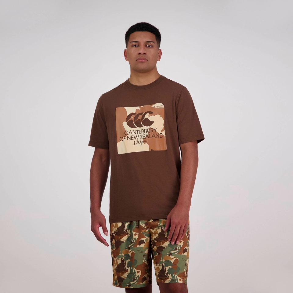 MENS FORCE T-SHIRT BROWN