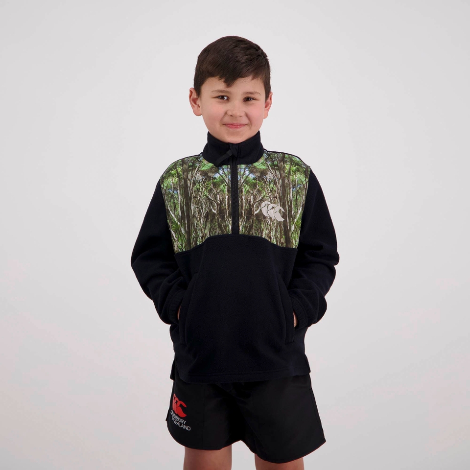 KIDS NGAHERE FLEECE BLACK