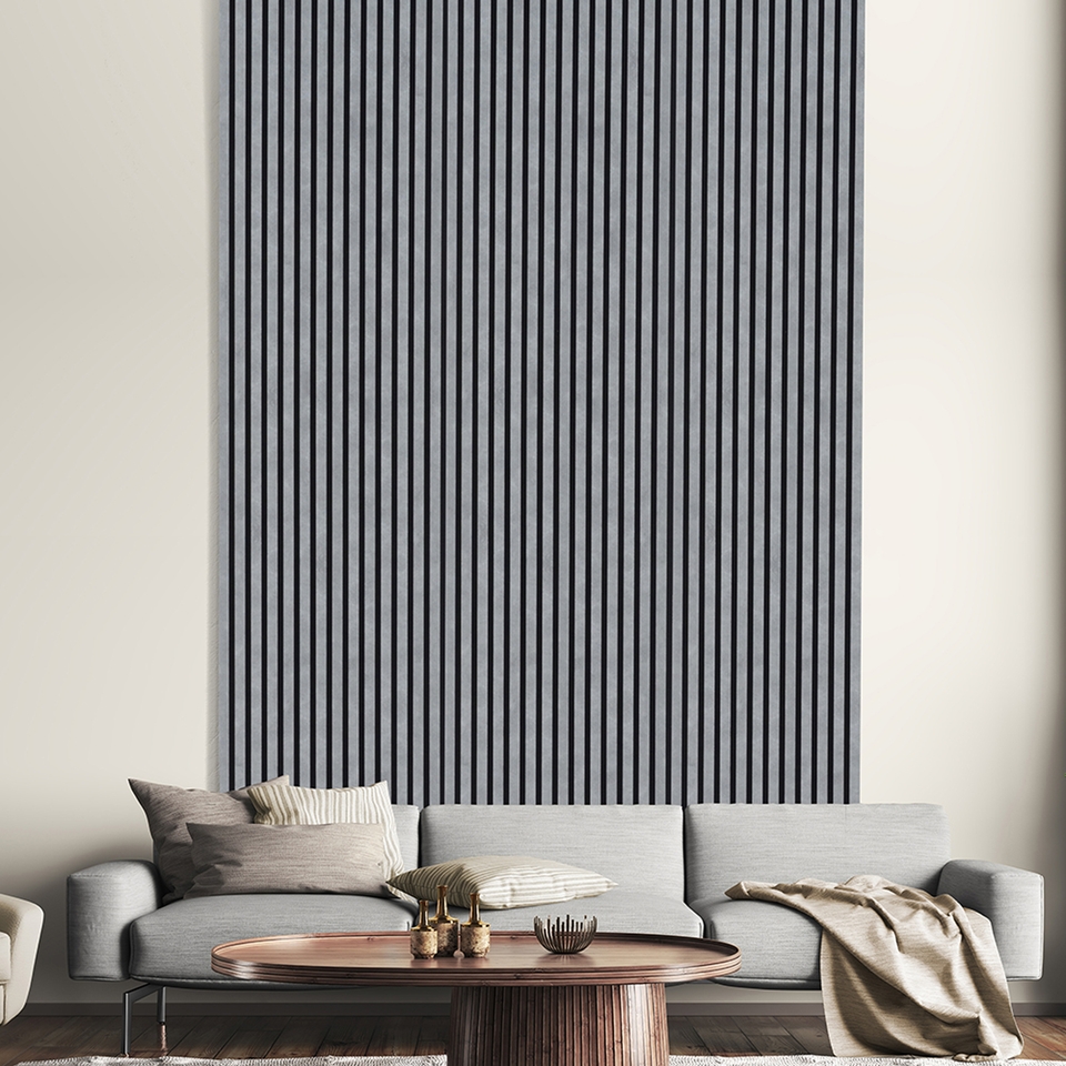 Kraus Acoustic Wall Panel 2400 x 573 x 19mm - Concrete