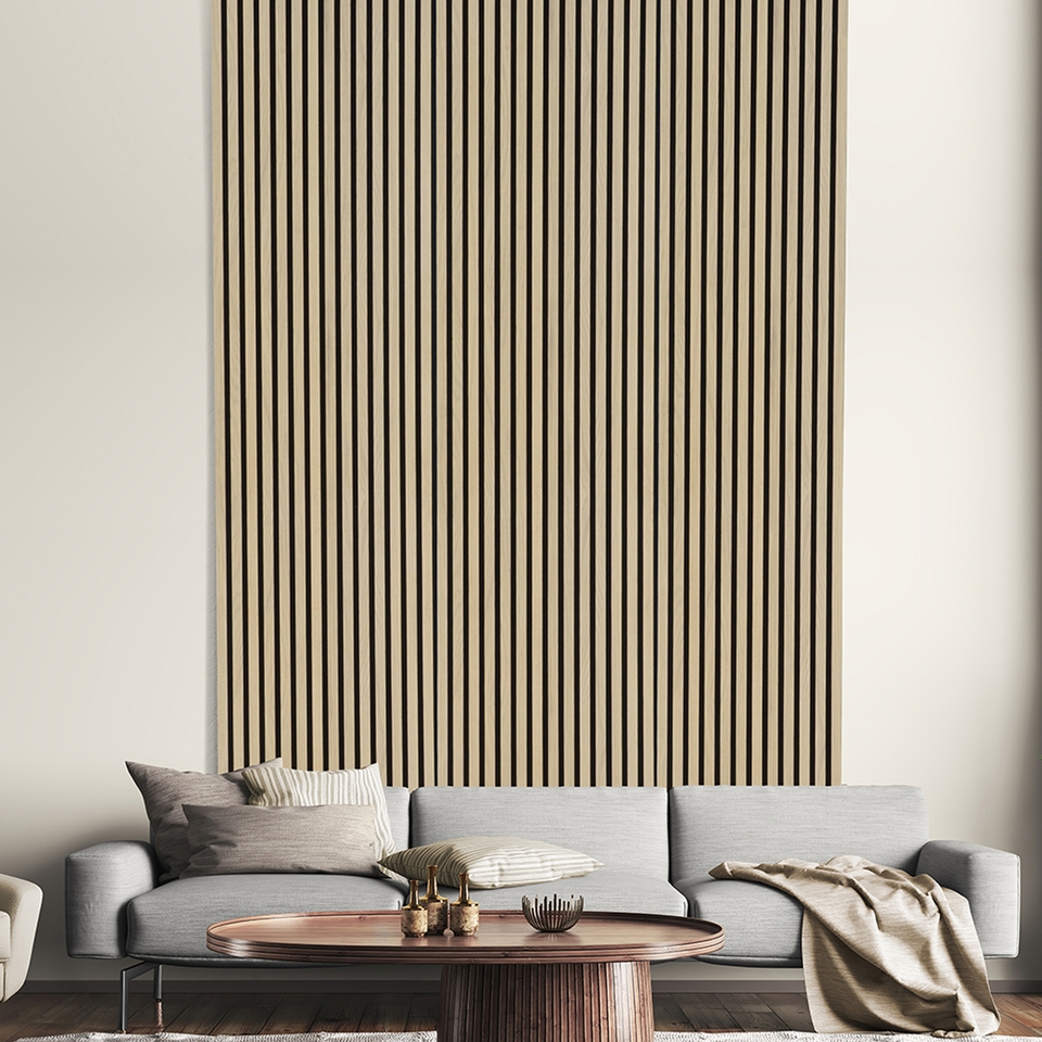 Kraus Acoustic Wall Panel 2400 x 573 x 19mm - Light Oak