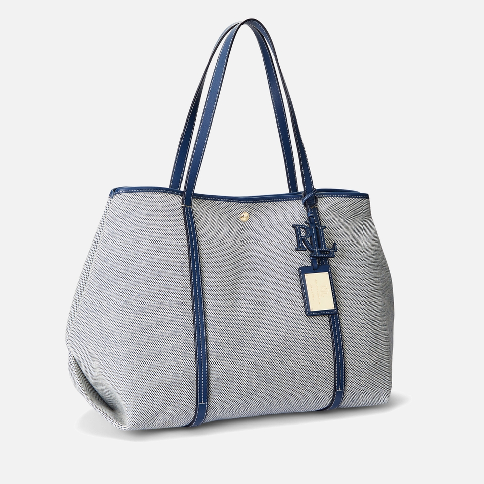 Lauren Ralph Lauren Emerie Cotton-Canvas Extra Large Tote Bag