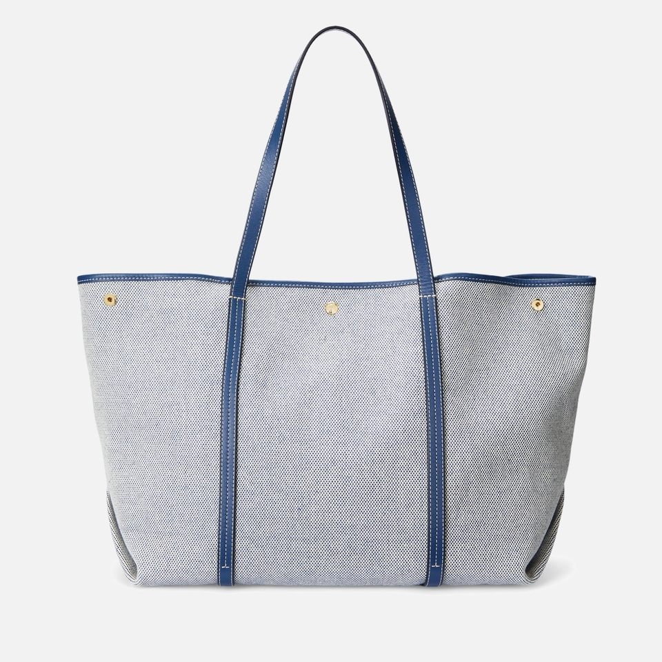 Lauren Ralph Lauren Emerie Cotton-Canvas Extra Large Tote Bag