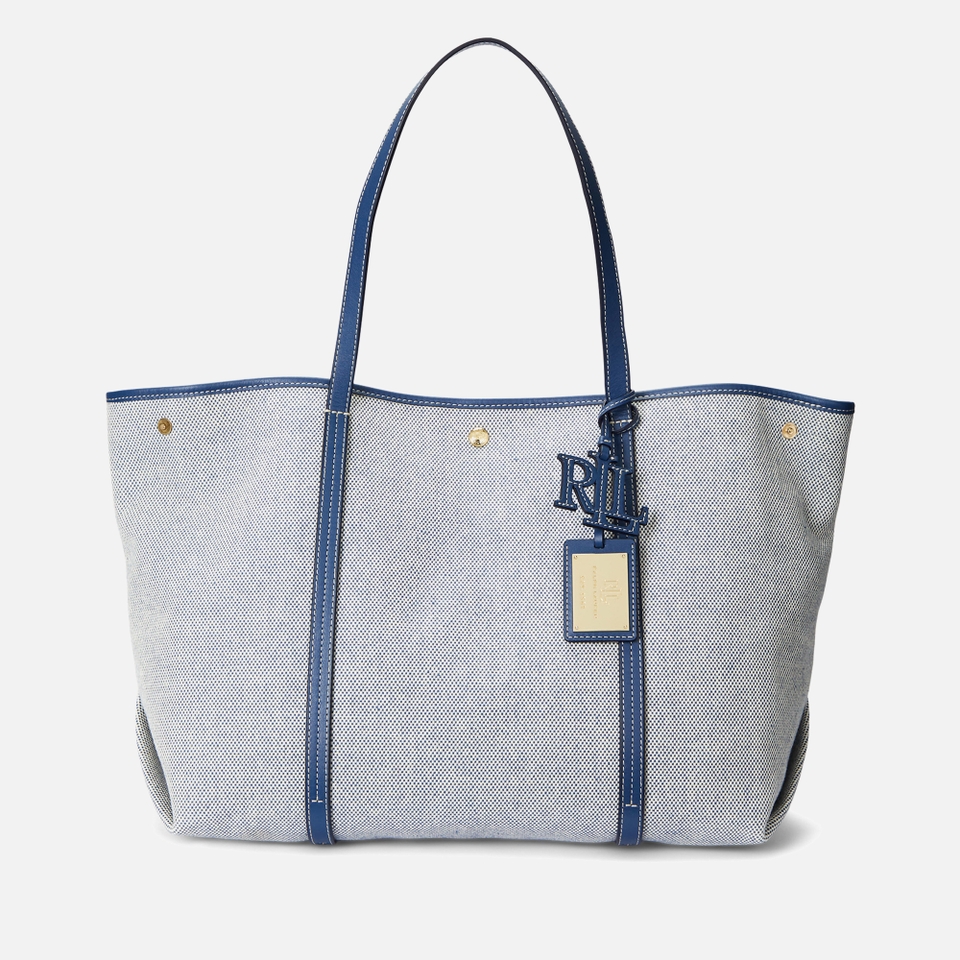 Lauren Ralph Lauren Emerie Cotton-Canvas Extra Large Tote Bag