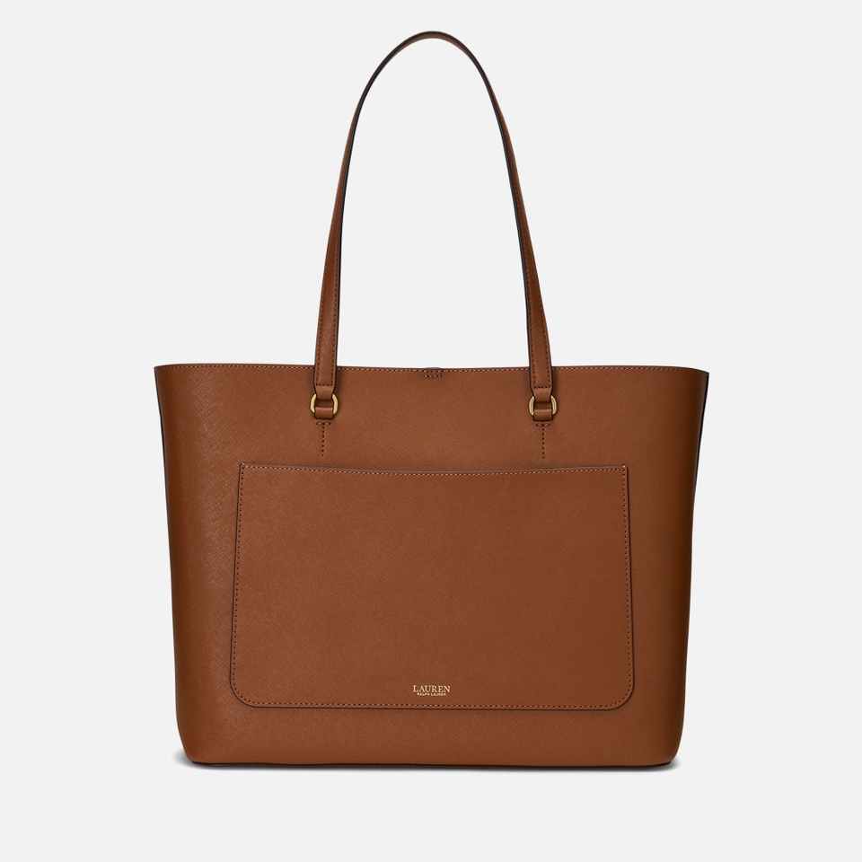 Lauren Ralph Lauren Karly Leather Large Tote Bag