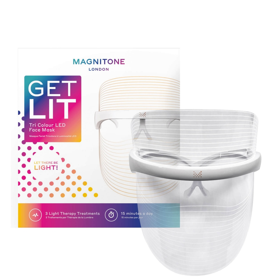 MAGNITONE London LiftOff Microcurrent and GetLit LED Face Mask Hero Bundle