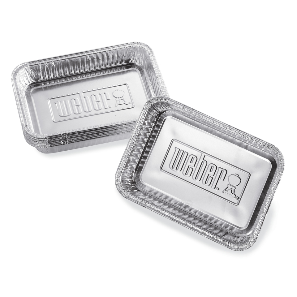 Weber BBQ Small Drip Pans - Pack of 10