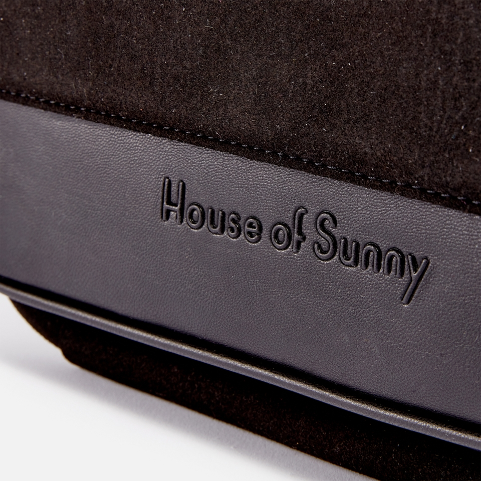 House of Sunny Prima Faux Leather and Suede Bag