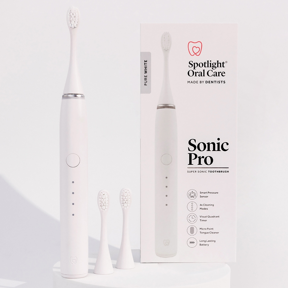 Spotlight Oral Care Sonic Pro Toothbrush - Pure White