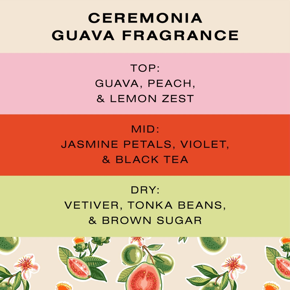 Ceremonia Guava Trio + Scrunchie Bundle