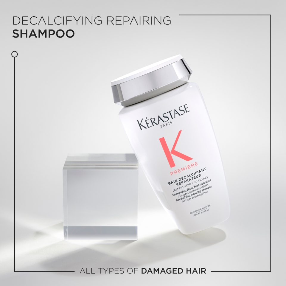 Kérastase Première Decalcifying Shampoo and Conditioner Duo with Travel Size Pre-Shampoo for Damaged Hair
