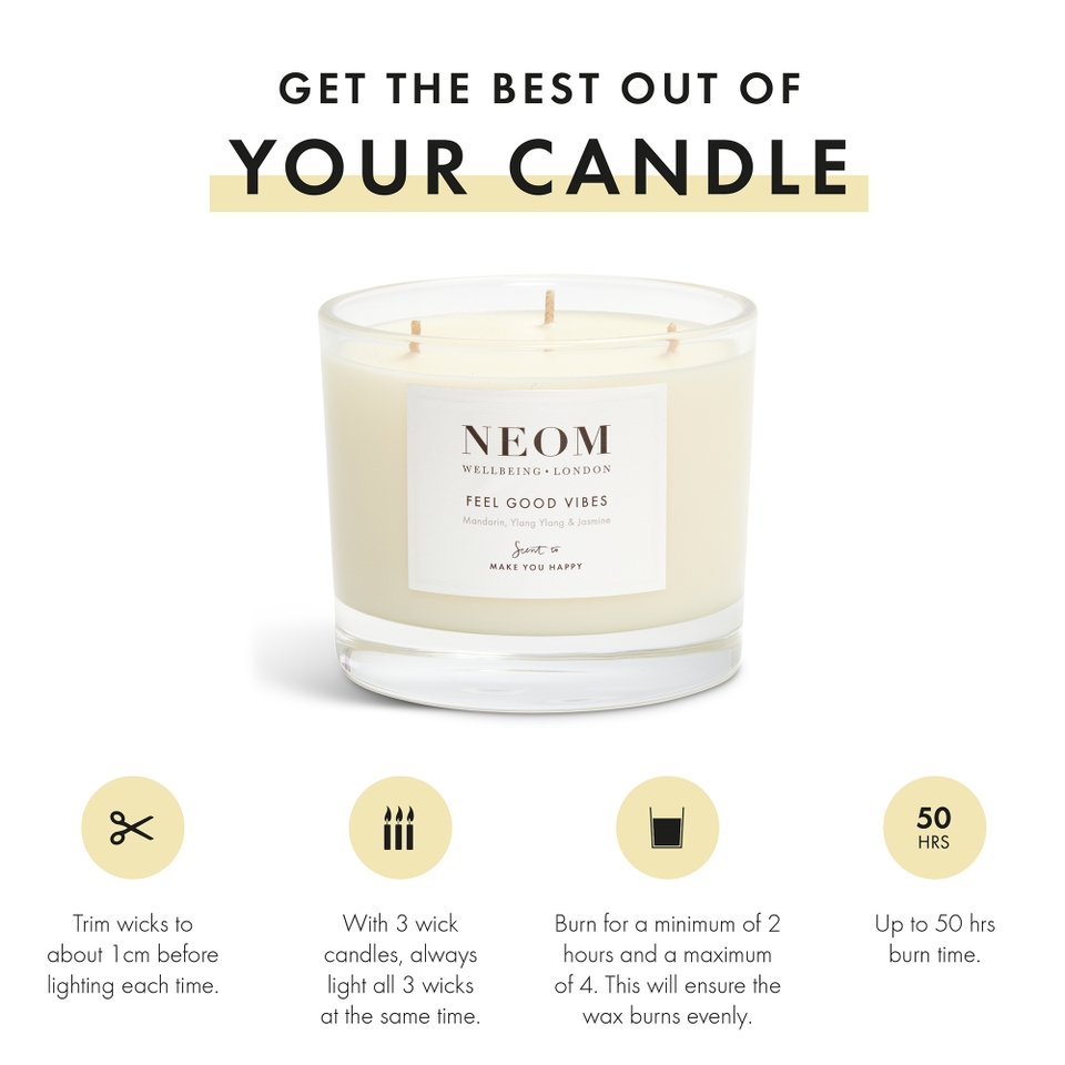 NEOM Feel Good Vibes Travel Candle 75g