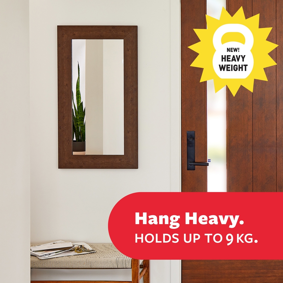 Command Adhesive X-Large Heavyweight Picture Hanging Strips - Black (up to 9 kg)