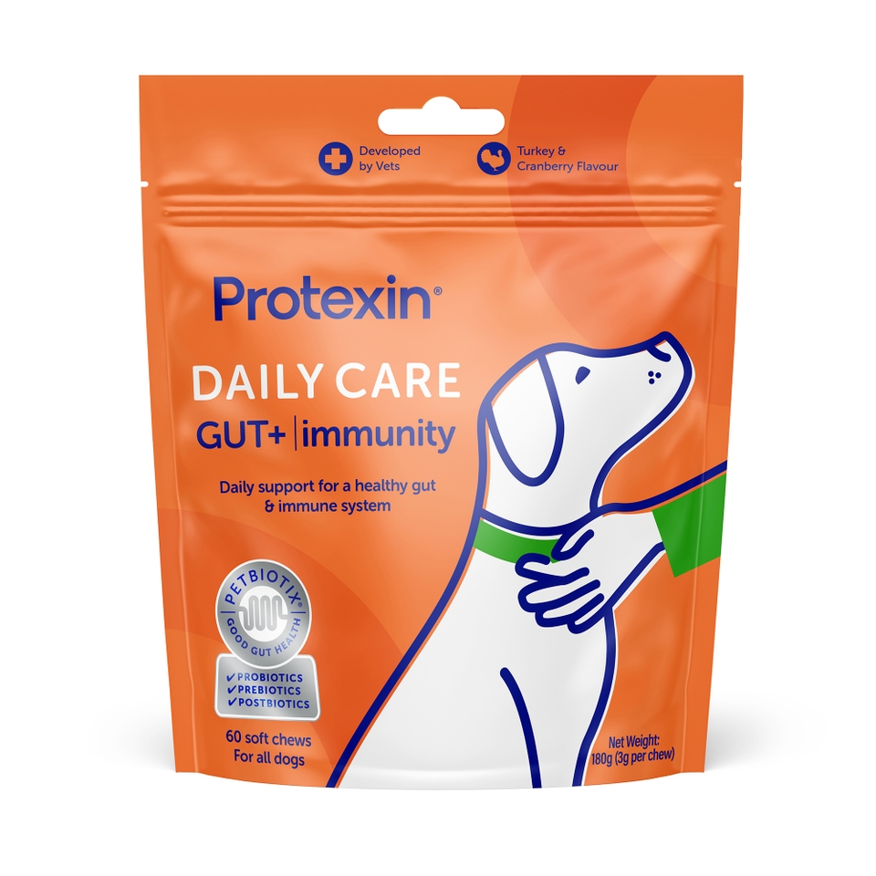 Protexin Daily Care Gut+ Immunity, Turkey and Cranberry Flavour, 60 Chews