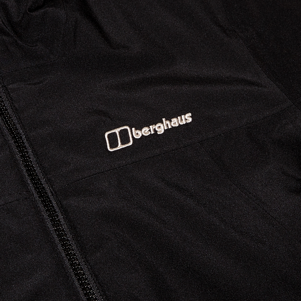 Isolierte wasserdichte Deluge Pro 3.0 Damen-Jacke - Schwarz